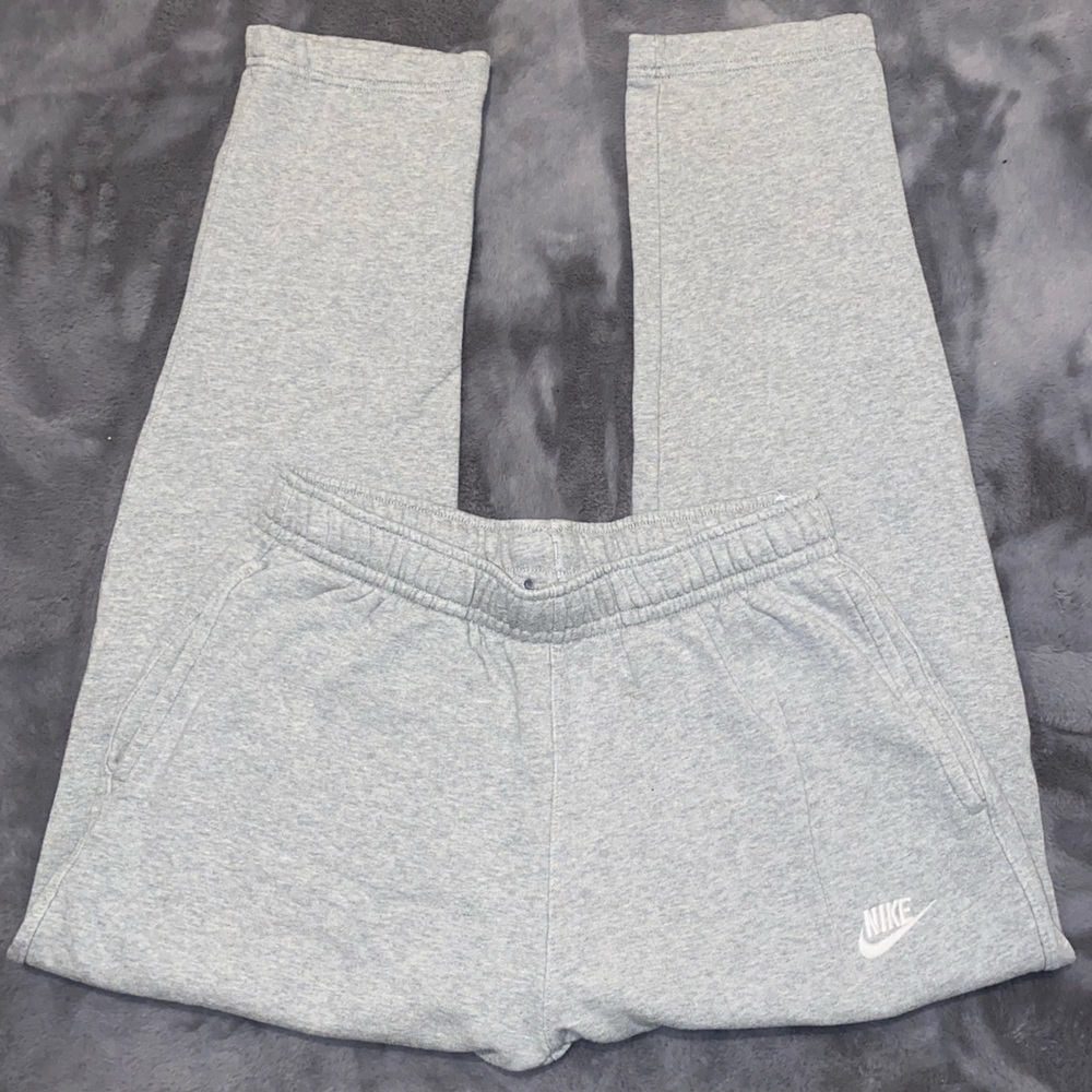 Womens Medium Light Grey Nike Sweatpants